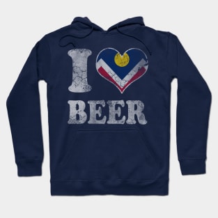 I Heart Flag of Denver Beer Hoodie